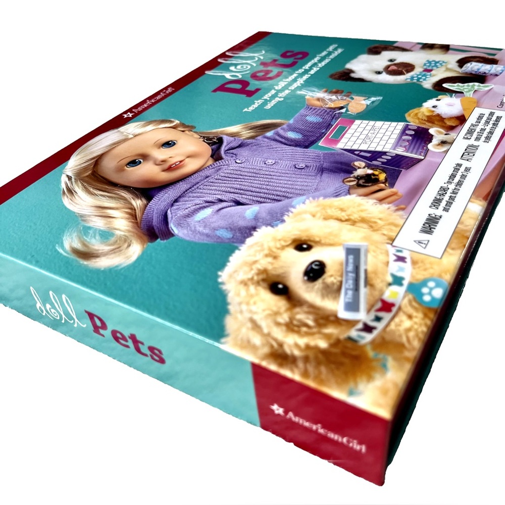American Girl Doll Pets Teach your doll how to pamper her pets Activity Set NEW - Picture 2 of 6
